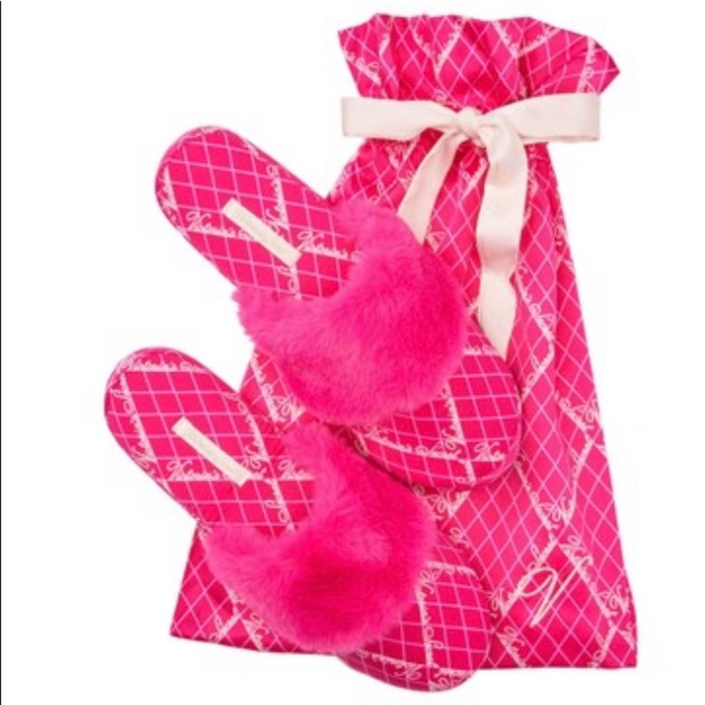Victoria’s Secret Satin Slippers Size M (7-8)